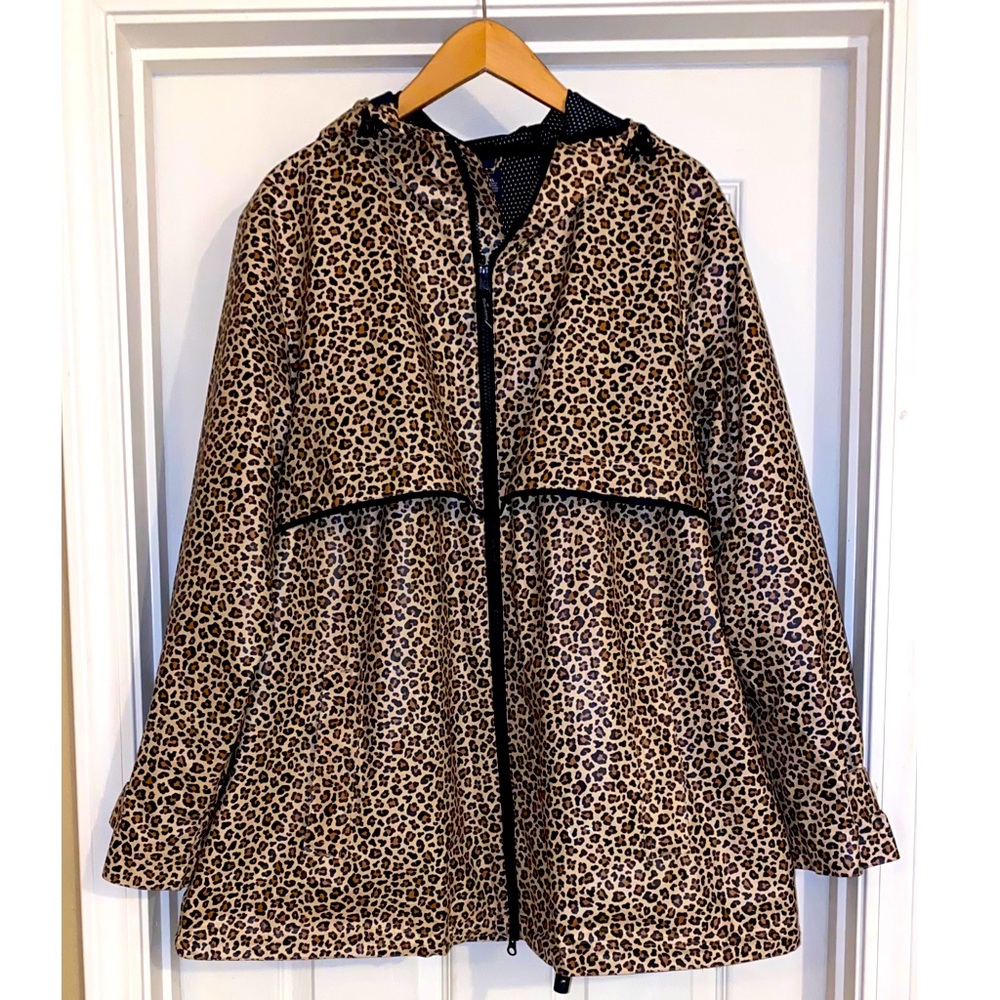 Charles River Leopard Raincoat